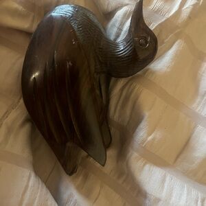 Handcrafted Wooden duck Sculpture